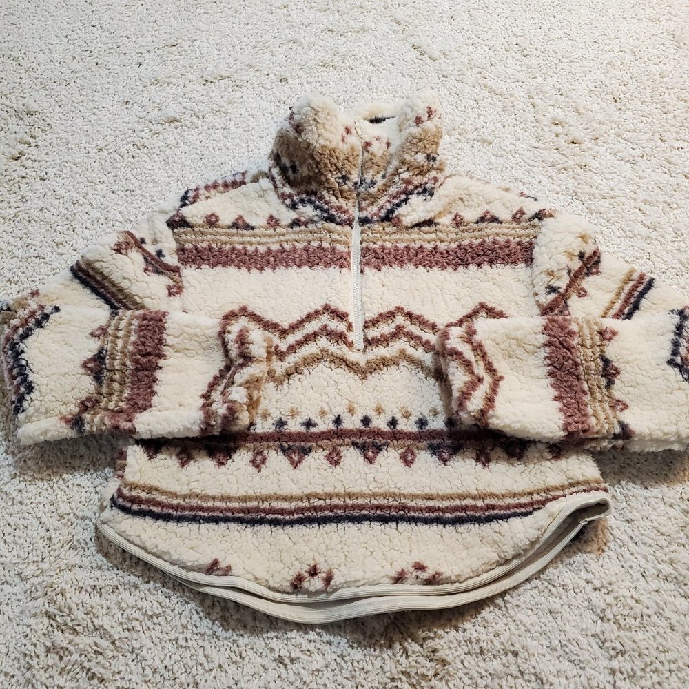 Wild Fable Fleece Jacket Small Cream